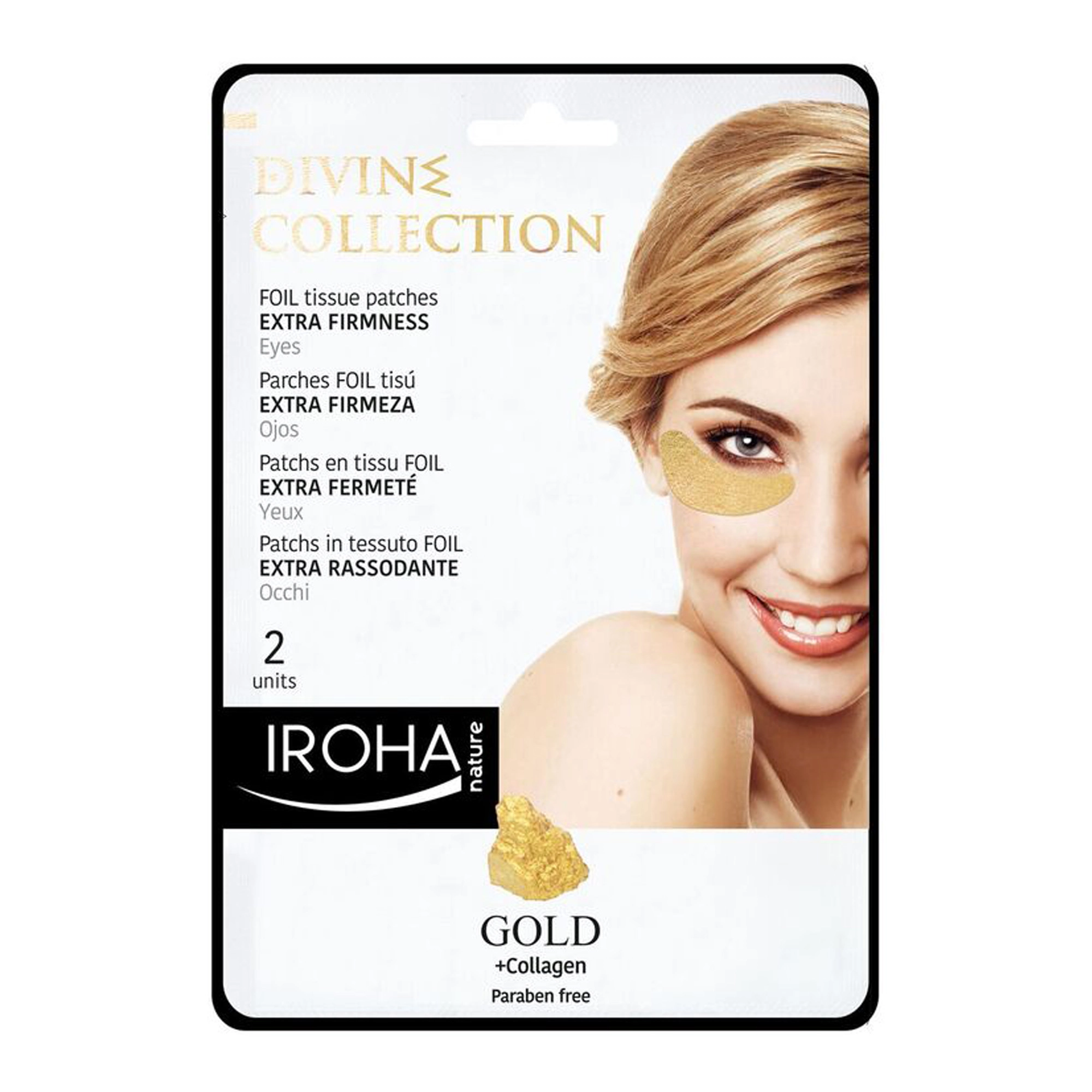 Iroha Gold eyepads. Foolium silmapadjad - Gold- Divine 